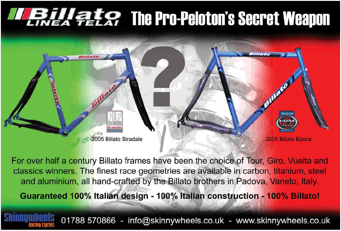 Skinnywheels - Cycling Plus, August 2005